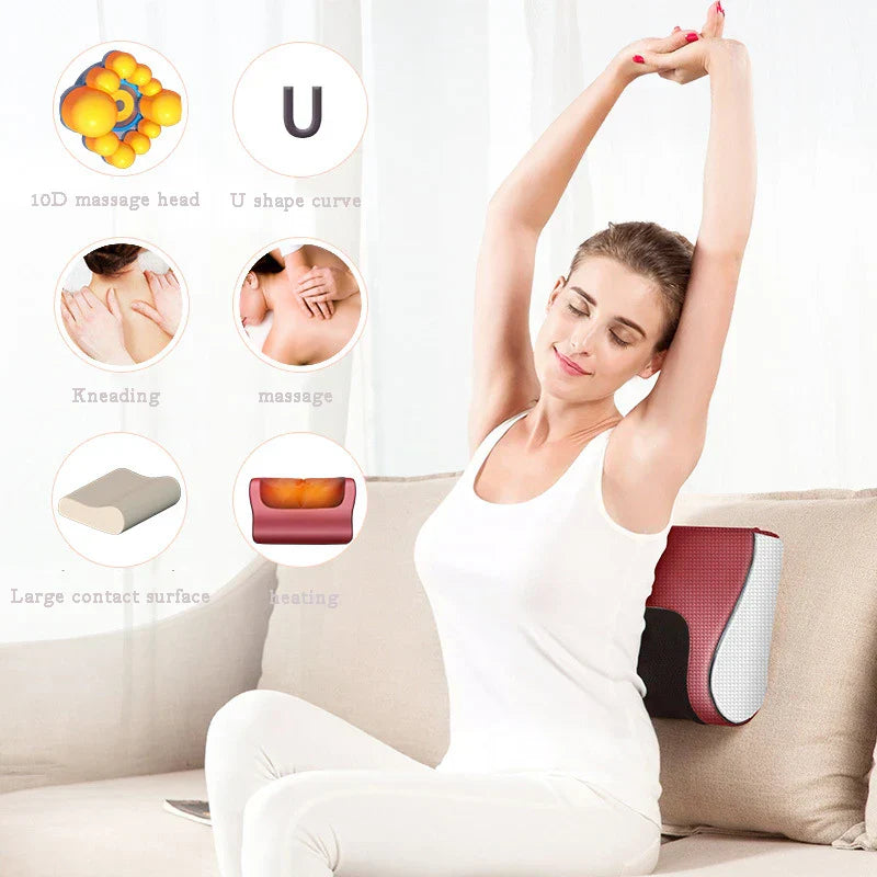 Arabia Glow™ Red Pillow Massager – جهاز تدليك الوسادة الحمراء