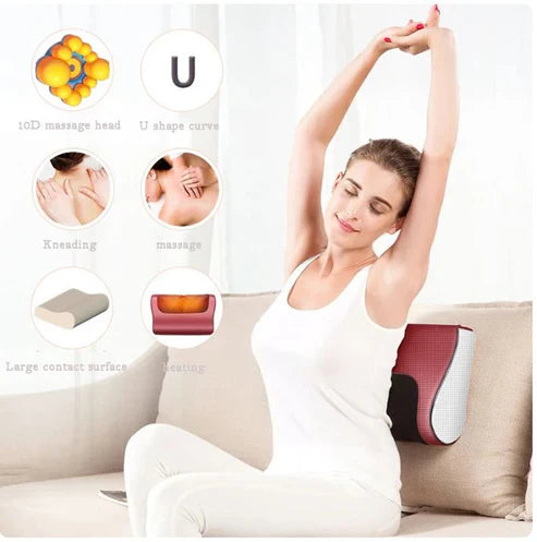 Arabia Glow™ Red Pillow Massager – جهاز تدليك الوسادة الحمراء
